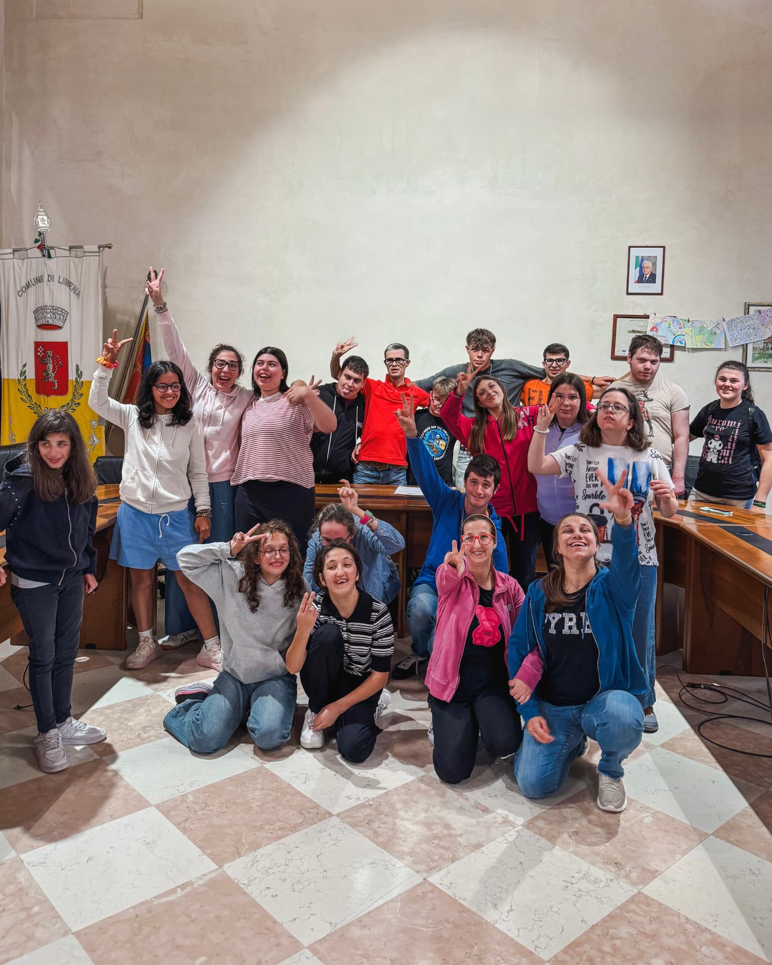 Il gruppo del progetto Abilarte